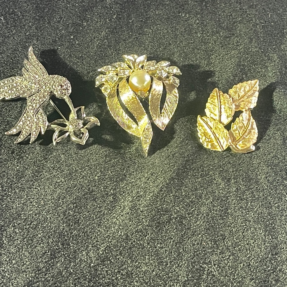 Vintage Brooches Lot of 3 for $35